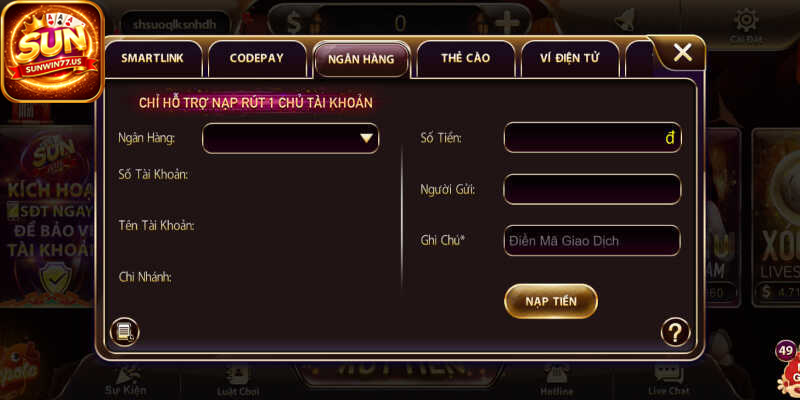 Thường có ưu đãi thưởng thêm khi thực hiện nạp tiền