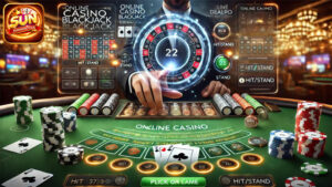 Giao diện Blackjack Online hiện đại giúp người chơi dễ dàng trải nghiệm mọi lúc mọi nơi