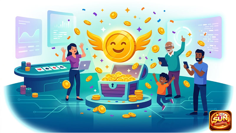 Game bài tặng xu miễn phí là một dang của game bài đổi thưởng uy tín