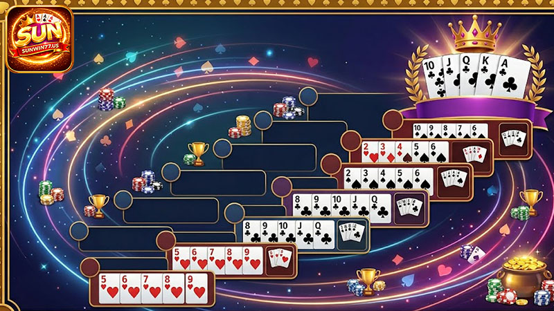 Thùng phá sảnh là gì? Ví dụ minh họa tay bài mạnh trong Poker